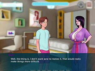 Family affair: Handjob by stepmom and friend's mom