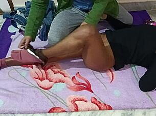 Home made video amature Indian couple and hot wife