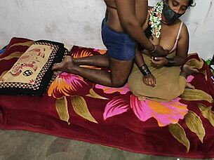 Indian Aunty Enjoys Wild Bedroom Action