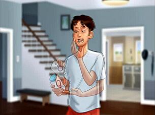 stepmom and her friend fuck stepson hard