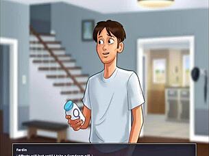 stepmom and her friend fuck stepson hard