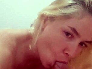 I film me giving him a blowjob