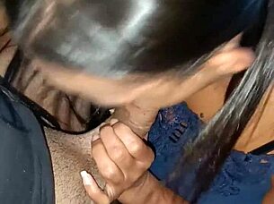 A hot brunette tells me to come over and fuck her hard in the ass