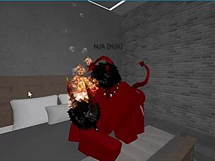 A demon fucks a wealthy transgender woman and got a creampie
