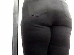 On camera, caught changing room