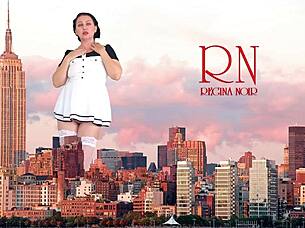 Giantess walks in the city, presenting her body and beauty with little or no underwear
