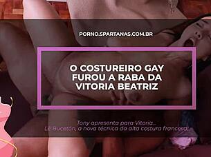 Biba Loka's ass gets fucked by grown ups and fills with cum