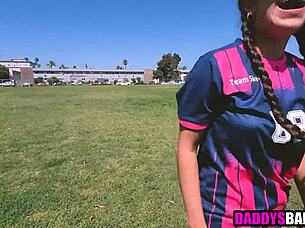 Stepdad meets taboo territory with experienced brunette