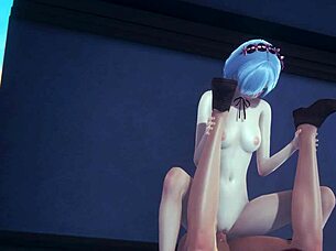 Get ready for a wild ride with Rem's hard sex full scene in Re:Zero Hentai