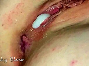 Kinky pussy fucking, great cumming hard gay couple