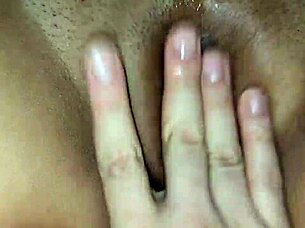 A handsjob and toy play, juicy Latina pussy