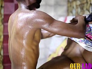 It is a big black cock drilling my ass and I wish I was never a virgin