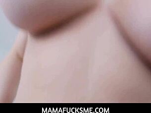 Big tits stepmother fucks horny stepson in roleplay