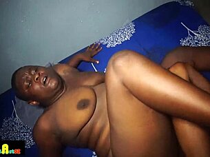 Black pornstar gets wish for a hardcore cock and cunilingus