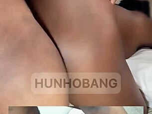 On her first date, she hooks up, and gets rimmed into, and ejaculates into her wet vagina