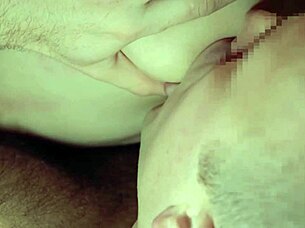 Her petite beauty enjoys tit licking and orgasms