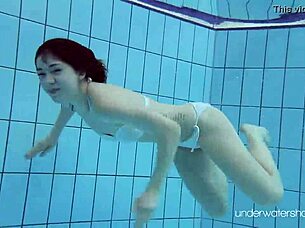 Pretty much Roxalana’s tantalizing underwater showcase of sexy curves and tight holes