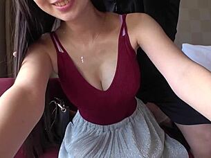 Passionate encounter between wife Erica and Amador with long hair