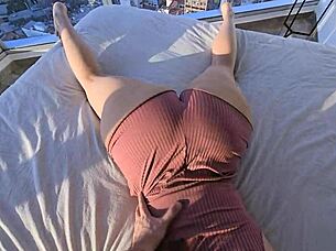 An renowned influencer, my voluptuous stepmother allows me to have intimate relations with her