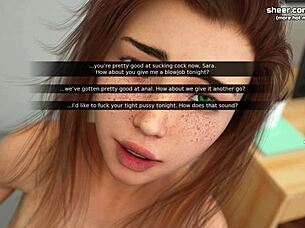 step sis skips boring homework for taboo hentai 3d milfy city fuck