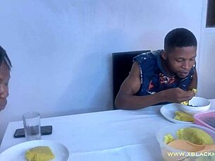 African & American babes sucking and fucking
