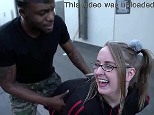 Andi Ray pigtail bob, and enthusiastic sex with Rome Major hunk