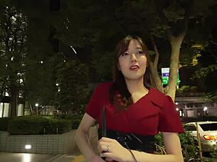 tall wife asumi kanna cheats with muff diving and creampie