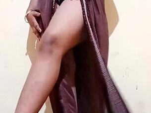 Shilpa Bhabhi's solo session with those big voluptuous assets on full display