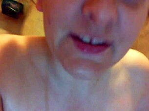 Prepare yourself for quite a rodeo with this teen’s squirting shower orgasm