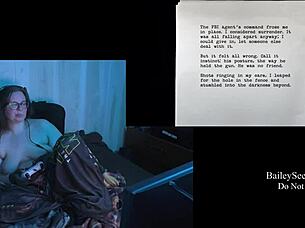 Big tits scene in the chubby Alan Wake gameplay