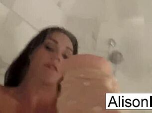 Alison Tyler's hotel rendezvous for a sexy girlfriend like encounter