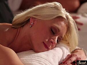 Passionate erotic roleplay with classy mother-in-law riding in cowgirl