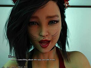 3d cartoon style Anime vixens striptease session sizzlerz