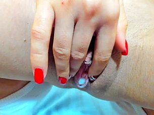 Wanna see Myla Angel stretch her pussy after hot busty sex?