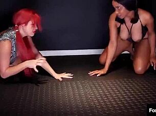 Jenna Foxx and Savana Styles battle it out in a sensual wrestling match where it’s oral pleasure rather than physical combat