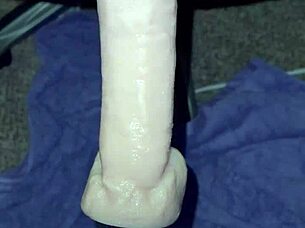 Amateur Gay guy uses an anal dildo