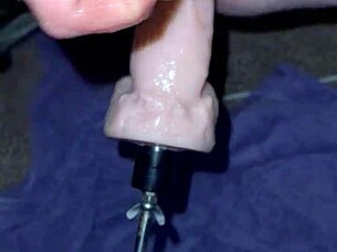 Amateur Gay guy uses an anal dildo