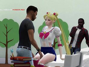 Revealed: Sailor moon's secret affair with two classmates