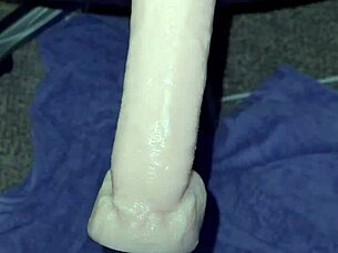 Amateur Gay guy uses an anal dildo