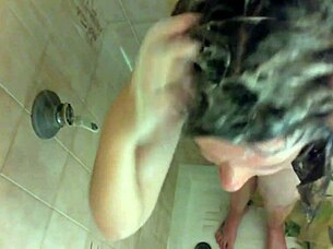 After hitting the gym your hot sexy mom gets naughty in the shower