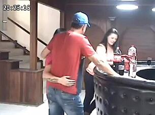 Secretly recorded: Catfight between brunette wife after she caught her cheating