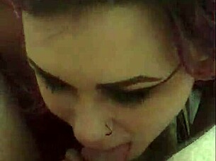 Getting a blowjob, beautiful bab with big tits and amazing body gives tour